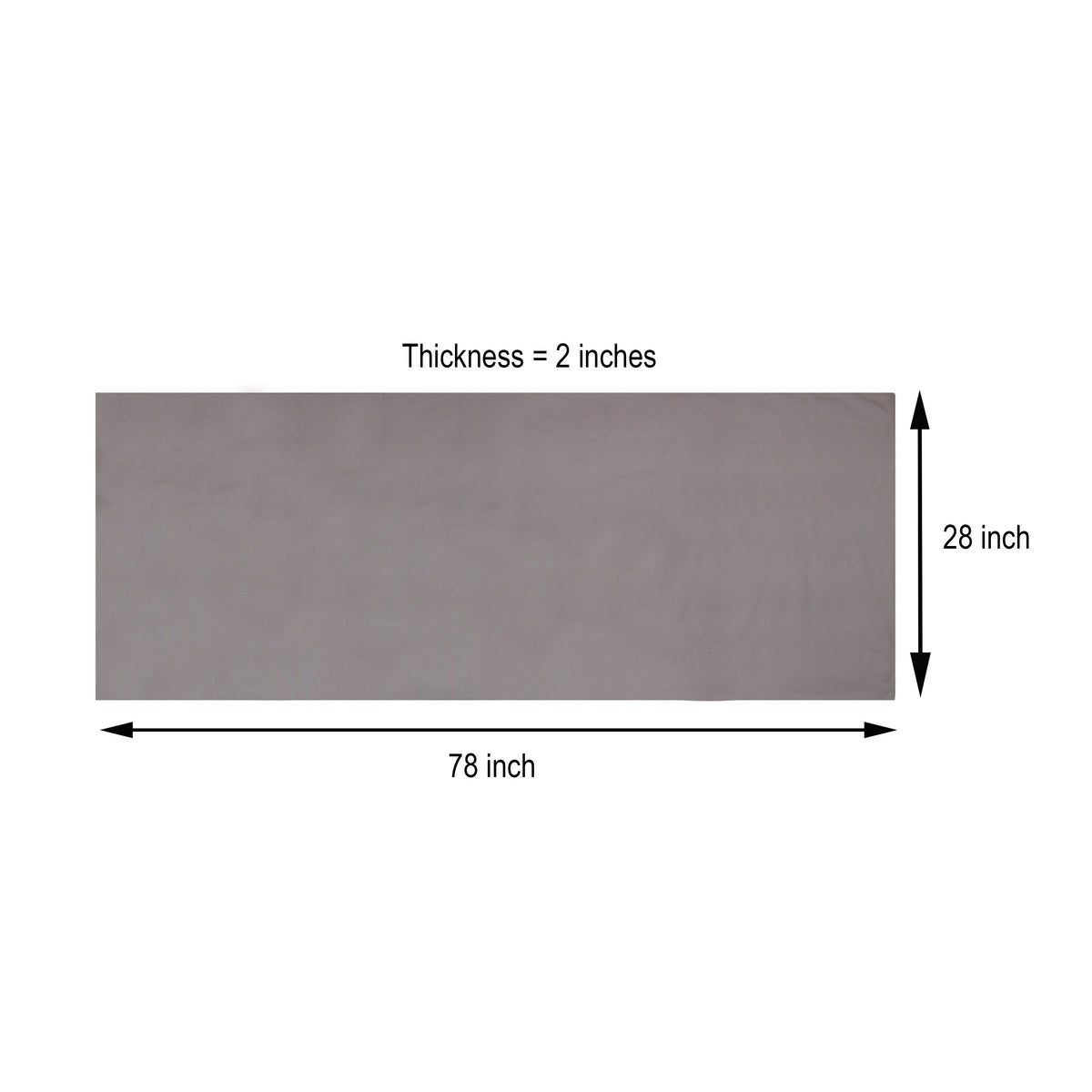 Shikibuton, Futon Meditation Mat - Kapok Filled - Removable Cotton Cover - Made in India - Colors Available