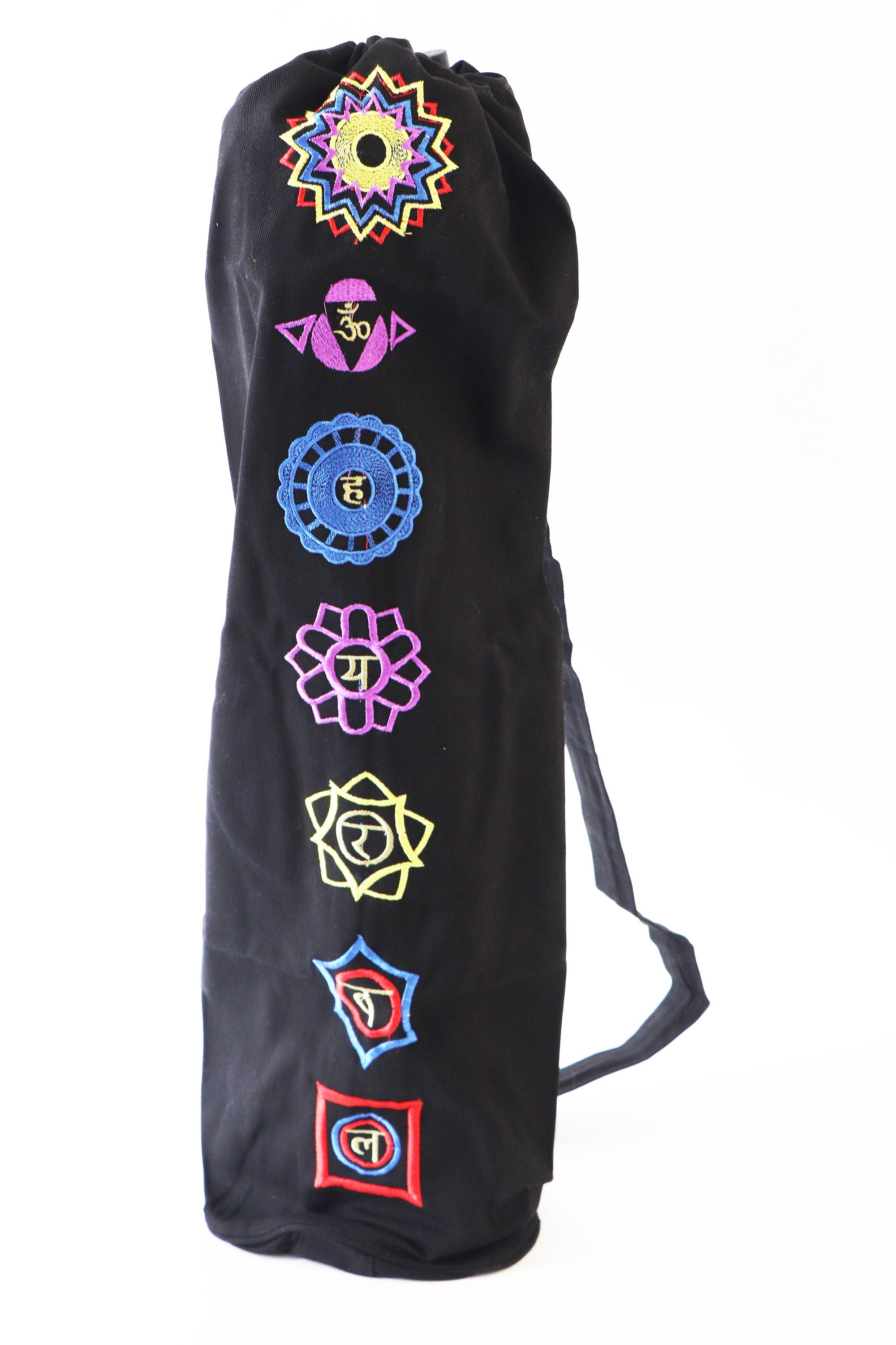 Embroidered Cottton Yoga Bag for Yogi - Seven Chakra