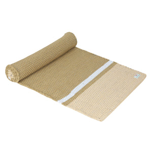 Super Thick Cotton Handwoven Anti Skid Mat for Hot Yoga and Fitness - Comfort for Knees