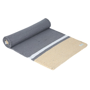 Super Thick Cotton Handwoven Anti Skid Mat for Hot Yoga and Fitness - Comfort for Knees