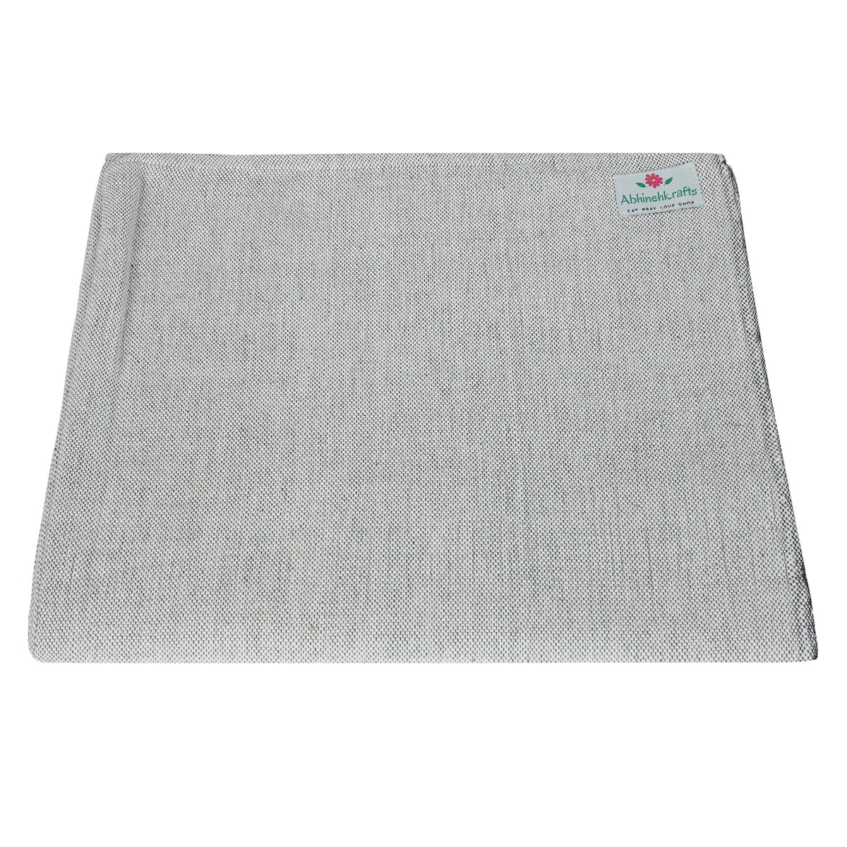 Handwoven/Hand-spun Organic Cotton Blankets for Yoga, Meditation & Home - Pastel Solids - Color Options