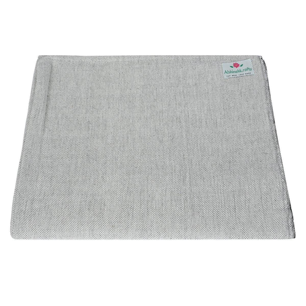 Handwoven/Hand-spun Organic Cotton Blankets for Yoga, Meditation & Home - Pastel Solids - Color Options