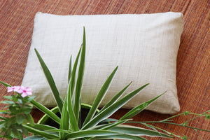 Silk Sleep Pillow, Ahimsa (Non-Violence) Eri Silk - Yogic Pillow For Healthy Hair & Skin/Filling (Organic Buckwheat/Organic Cotton)