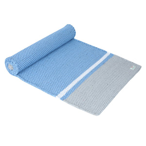 Super Thick Cotton Handwoven Anti Skid Mat for Hot Yoga and Fitness - Comfort for Knees