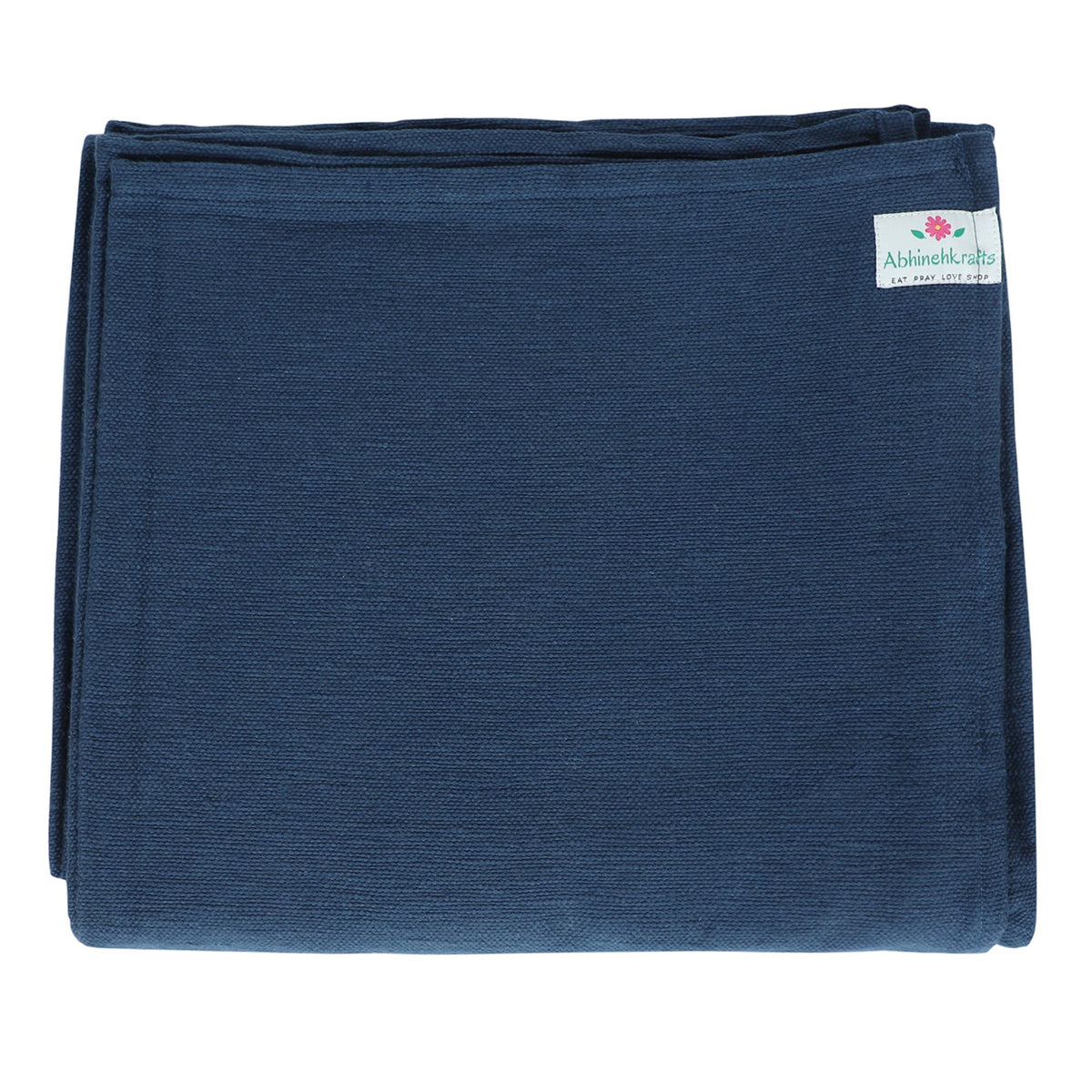 Handwoven/Hand-spun Organic Cotton Blankets for Yoga, Meditation & Home - Deep Solids - Color Options