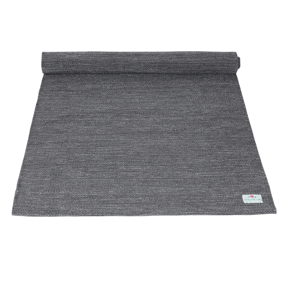 Yoga Mats - Organic Natural Cotton Mat-Yoga, Pilates, Fitness, and Meditation - (Handwoven, anti-skid & firm grip) - Solid Colors All Season