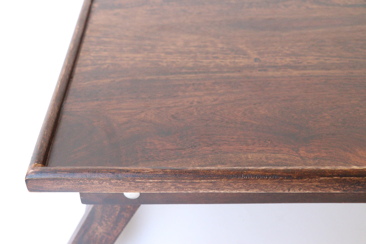 AbhinehKrafts Wooden Prayer/Pooja Table, Altar Table, Meditation & Prayer Shrine, Buddhist Altar, Japanese Table, Zen Altar - Made in India