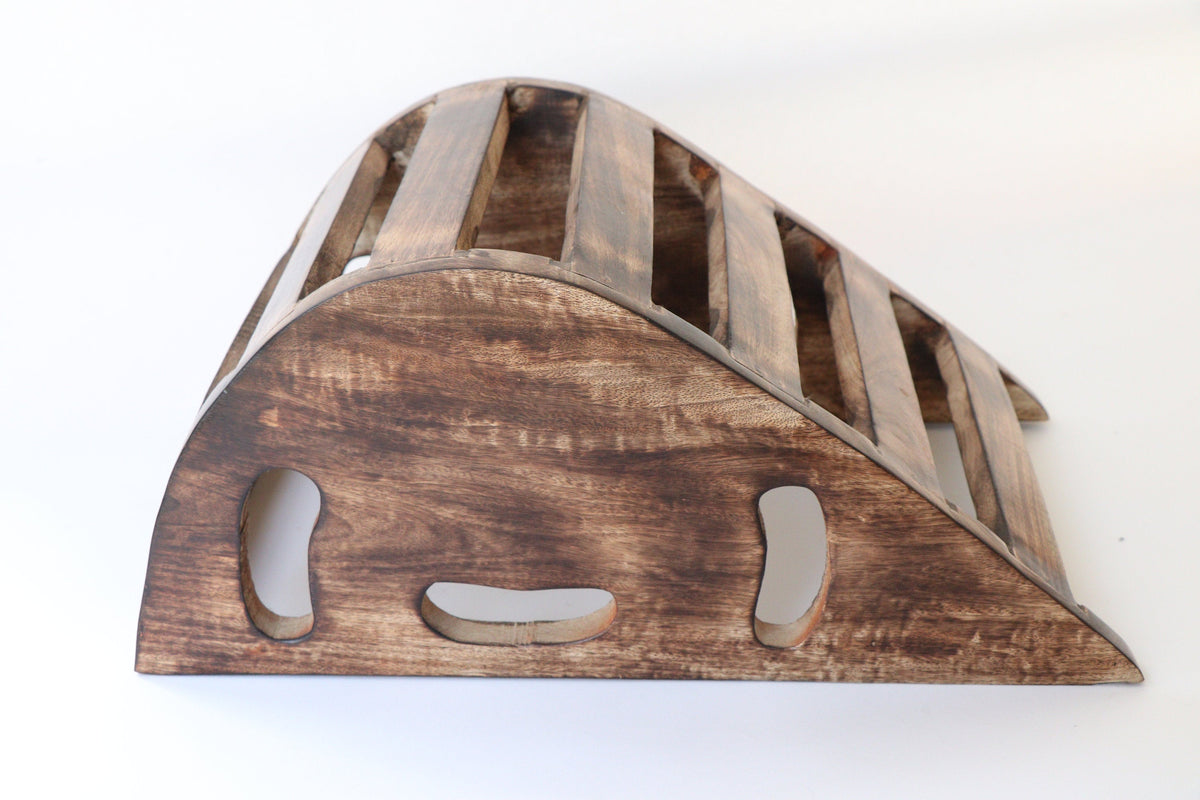 Iyengar Yoga back bending bench, Wooden yoga bench, Viparita Dandasana ...