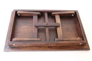 AbhinehKrafts Wooden Prayer/Pooja Table, Altar Table, Meditation & Prayer Shrine, Buddhist Altar, Japanese Table, Zen Altar - Made in India