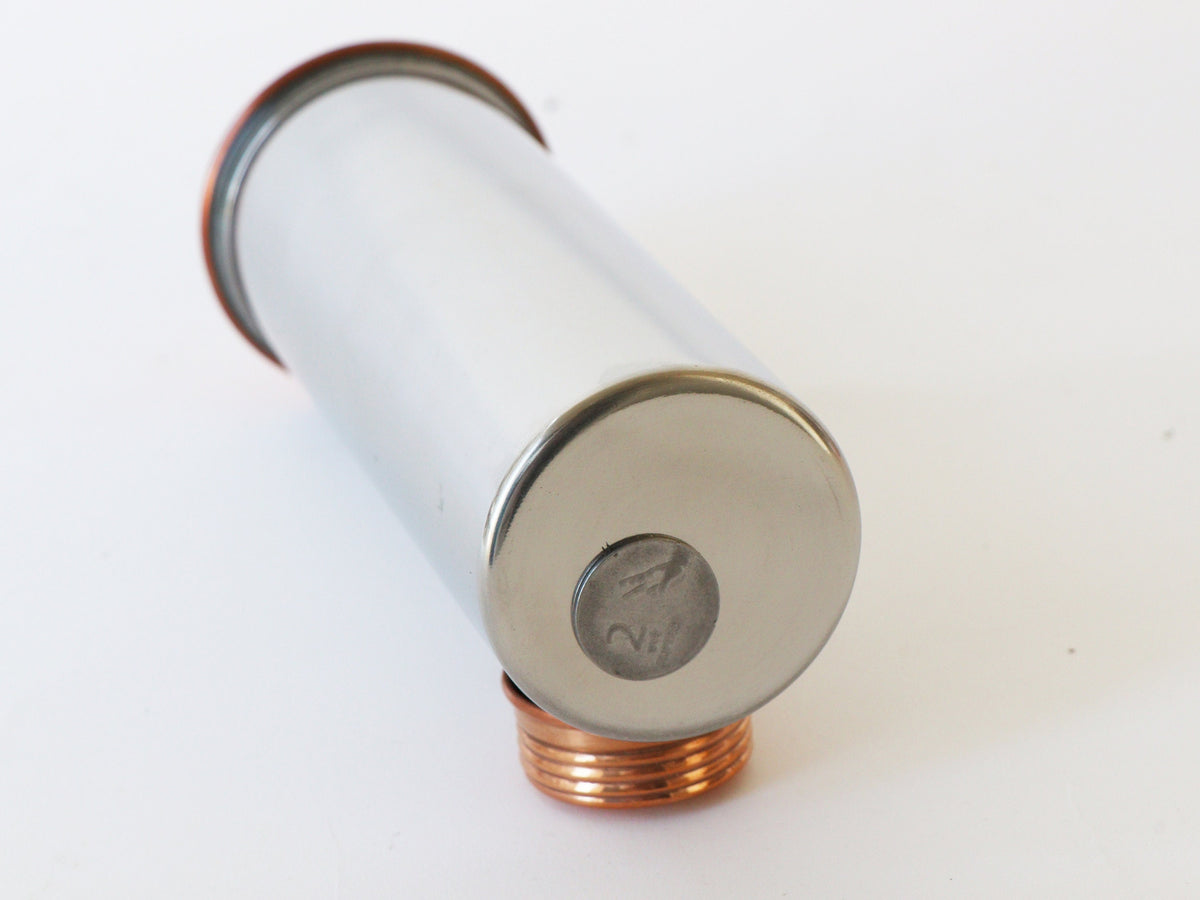 Clearance - Copper Magnetic Water Bottle (Tamra Jal Patra) with a Complimentary Yoga Towel - For Health, Wellness, Yoga