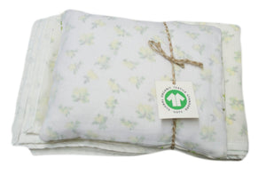 Organic GOTS Certified Mulmul/Muslin cotton reversible summer blanket ('Dohar') for Kids/Toddlers - Dolphins