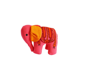 Fabric Toys - Elephant (Size Small) - Pretend & Play, Plush/Soft Toy - Handmade Unisex Toys for Babies, Kids, Adults
