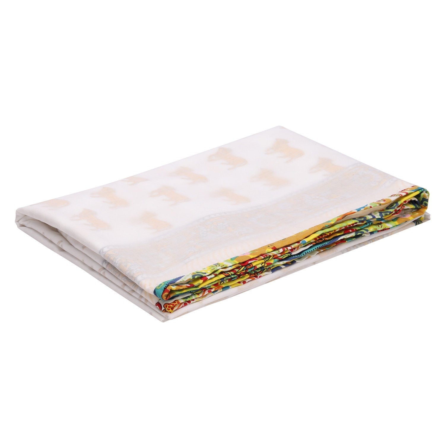 Organic Mulmul/Muslin cotton reversible summer blanket ('Dohar') for Kids/Toddlers - Butterfly