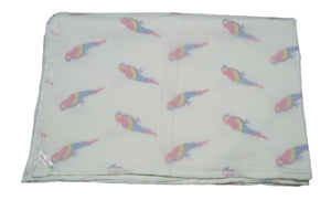 Organic GOTS Certified Mulmul/Muslin cotton reversible summer blanket ('Dohar') for Kids/Toddlers - Yellow Flowers