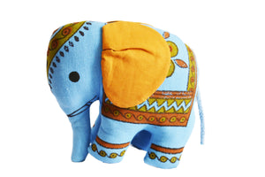 Fabric Toys - Elephant (Size Small) - Pretend & Play, Plush/Soft Toy - Handmade Unisex Toys for Babies, Kids, Adults