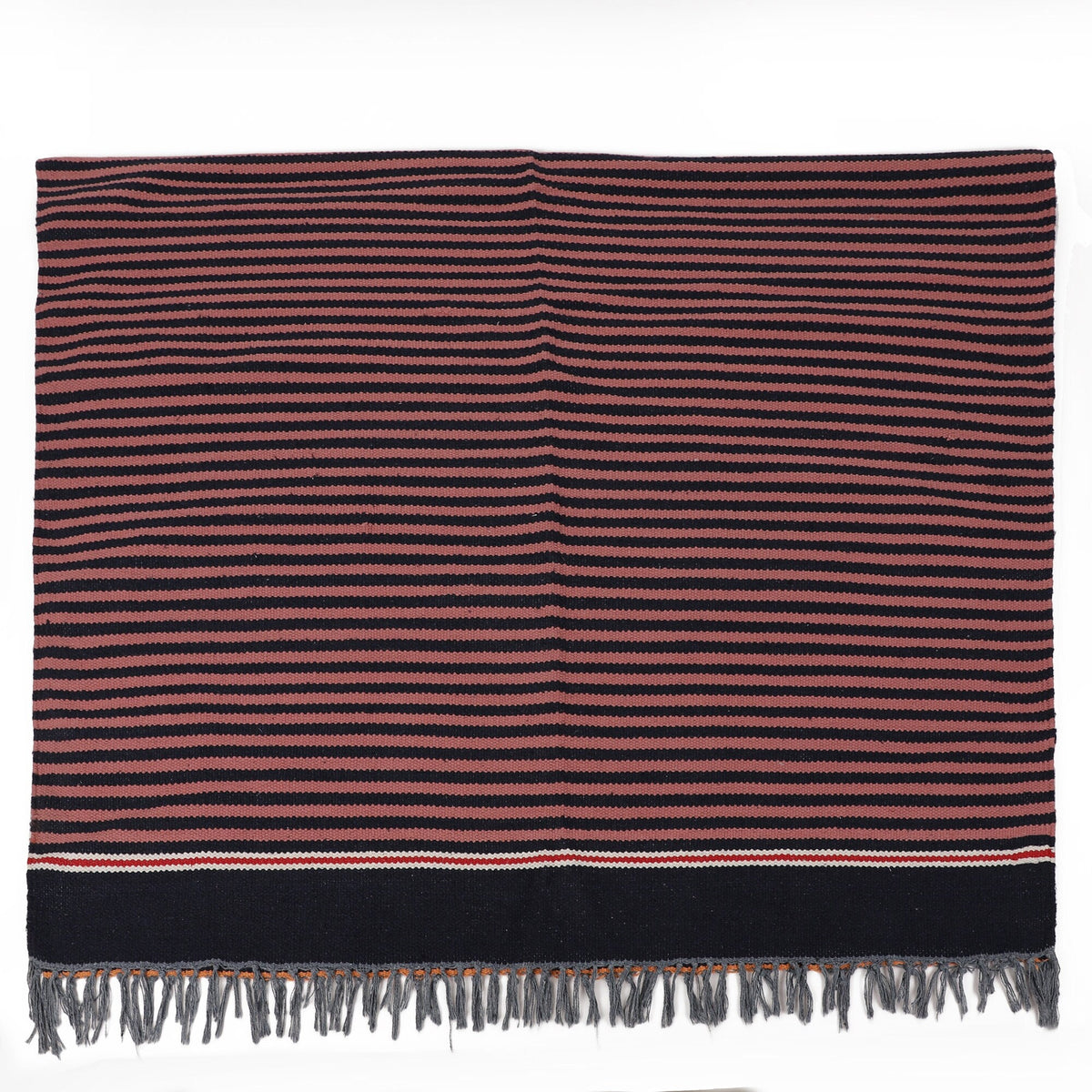 6x 4 feet Area Rug - Handwoven Mat for Yoga, Pilates, Fitness, and Meditation - (Handwoven Area Rug, Mat, Dhurrie, Handspun Cotton Rug)