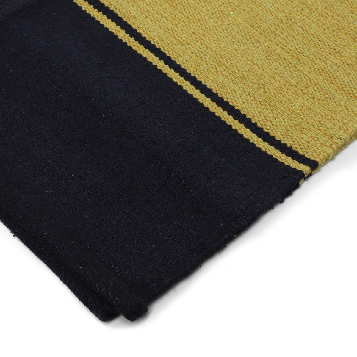 Large Yoga Mat 6x 4 feet  for Yoga, Pilates, Fitness, and Meditation - (Handwoven Area Rug, Mat, Dhurrie, Handspun Cotton Rug)