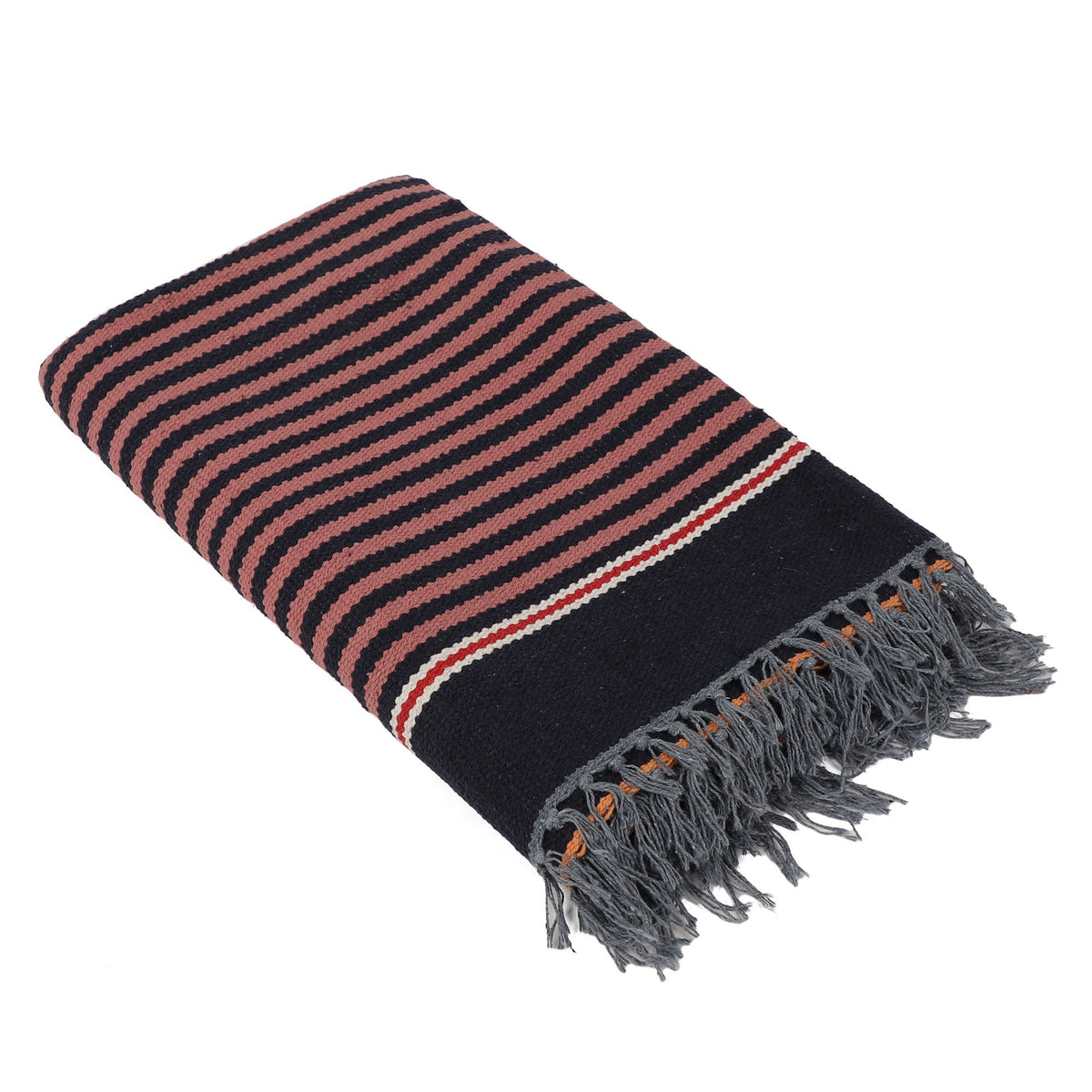 6x 4 feet Area Rug - Handwoven Mat for Yoga, Pilates, Fitness, and Meditation - (Handwoven Area Rug, Mat, Dhurrie, Handspun Cotton Rug)