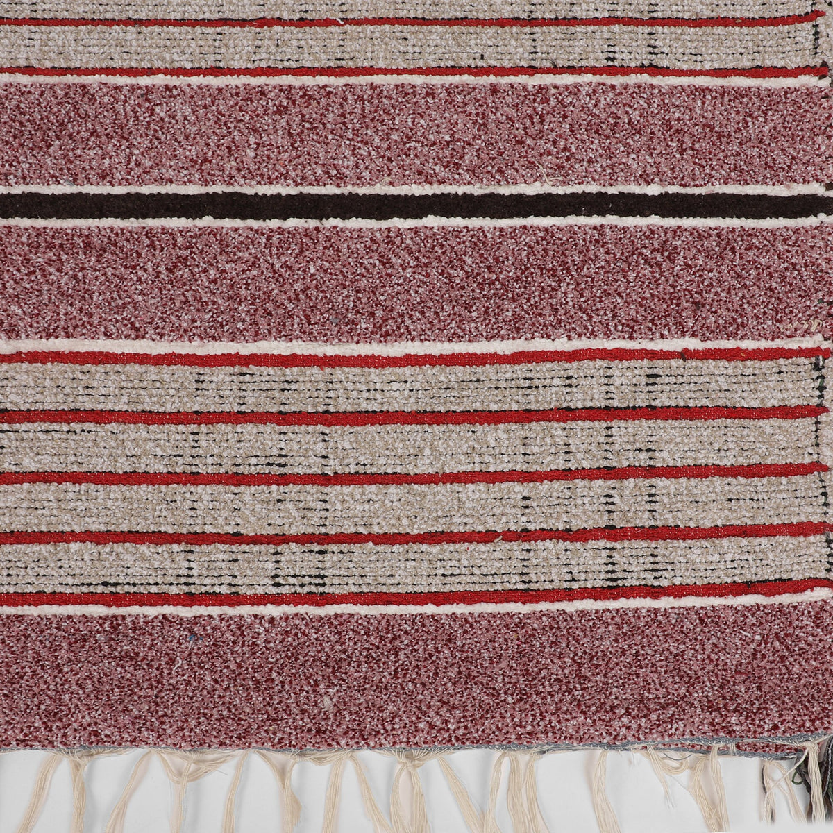 Large Yoga Mat 6x 4 feet for  Yoga, Pilates, Fitness, and Meditation - (Handwoven Area Rug, Mat, Dhurrie, Handspun Cotton Rug)