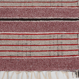 Large Yoga Mat 6x 4 feet for  Yoga, Pilates, Fitness, and Meditation - (Handwoven Area Rug, Mat, Dhurrie, Handspun Cotton Rug)