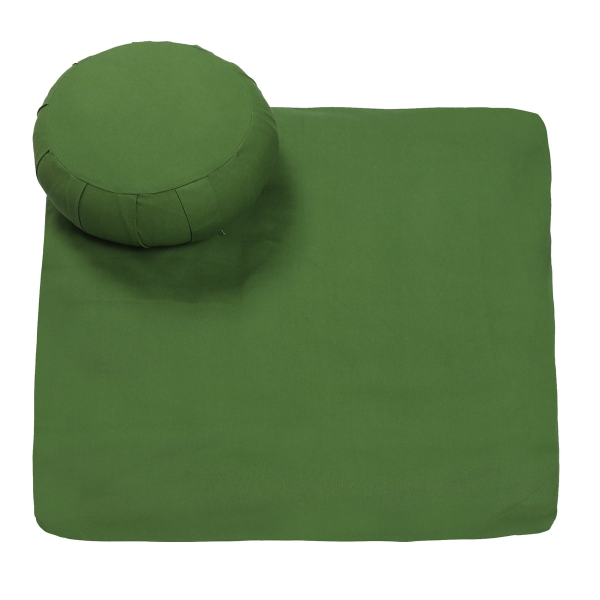 AbhinehKrafts Meditation Set - Combo of Zabuton Meditation Mat & Zafu Meditation Cushion - Yoga Support Pillow, Meditation Pillow (Solid)