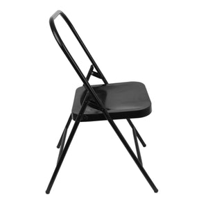 Iyenger Yoga Chair (Black) - Excellent Prop for Yoga Poses - Yoga Chair with Carry Bag, for Continnum Body Movement, Enhanced Practice