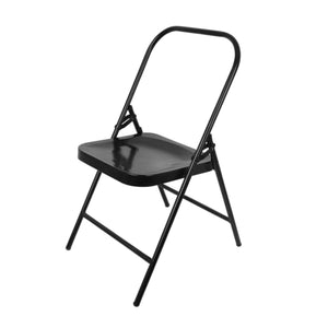 Iyenger Yoga Chair (Black) - Excellent Prop for Yoga Poses - Yoga Chair with Carry Bag, for Continnum Body Movement, Enhanced Practice