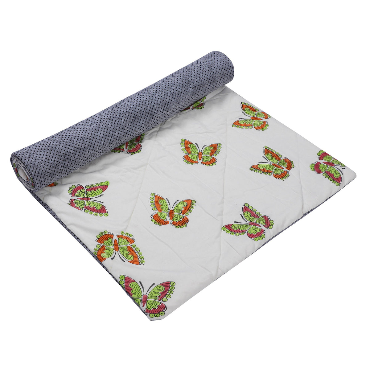 Kids Yoga Mat - Children Yoga Play Mat - Organic Cotton, Natural, Non-toxic, Eco-conscious, Super Soft, Exercise Play Mat