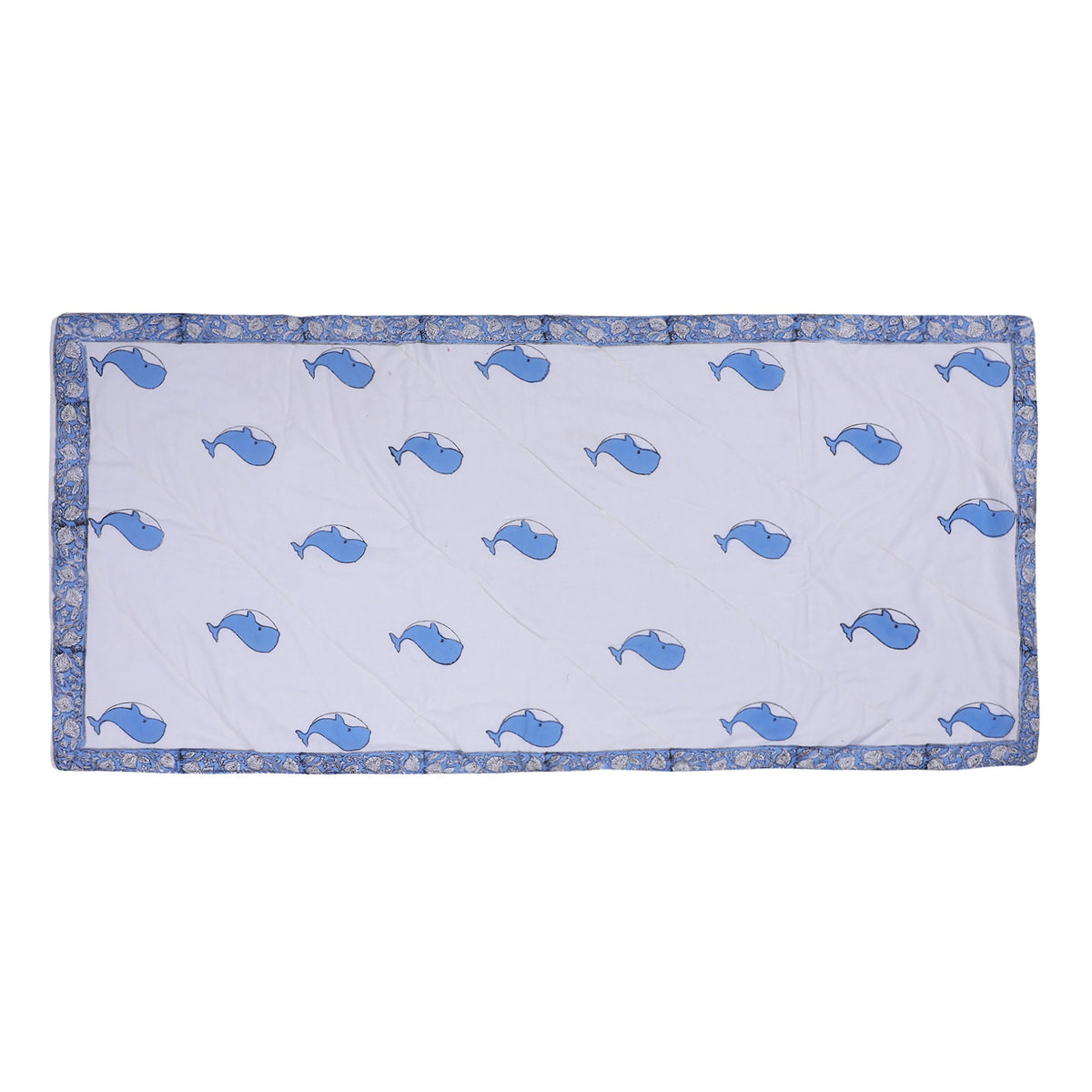 Kids Yoga Mat - Children Yoga Play Mat - Organic Cotton, Natural, Non-toxic, Eco-conscious, Super Soft, Exercise Play Mat - Wonder Whale