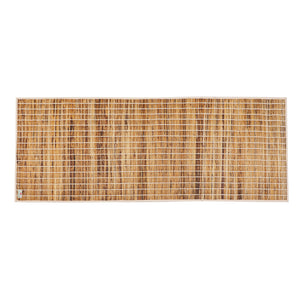 Premium Natural Banana Fiber Mat for Yoga, Pilates, Fitness, and Meditation - Natural Color (Handwoven, anti-skid & firm grip) - Brown