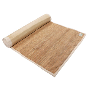 Premium Natural Vetiver Fiber Aromatic Mat for Meditation & Relaxation - Handwoven in India