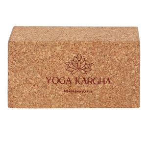 Yoga/Exercise/Fitness Cork Yoga Blocks Set - Made in India by YogaKargha