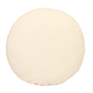 Yoga Meditation Cushion  - 16 Inch Extra Large - Copenhagen | Handmade Round Zafu Pillow  |Zipped Cover |Washable| Portable- Filling Options