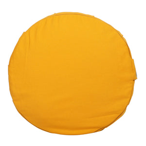 Yoga Meditation Cushion - 16 Inch Extra Large - Berlin  | Handmade Round Zafu Pillow  |Zipped Cover |Washable| Portable - Filling Options