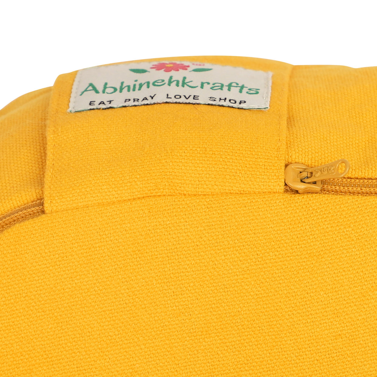 Yoga Meditation Cushion - 16 Inch Extra Large - Berlin  | Handmade Round Zafu Pillow  |Zipped Cover |Washable| Portable - Filling Options