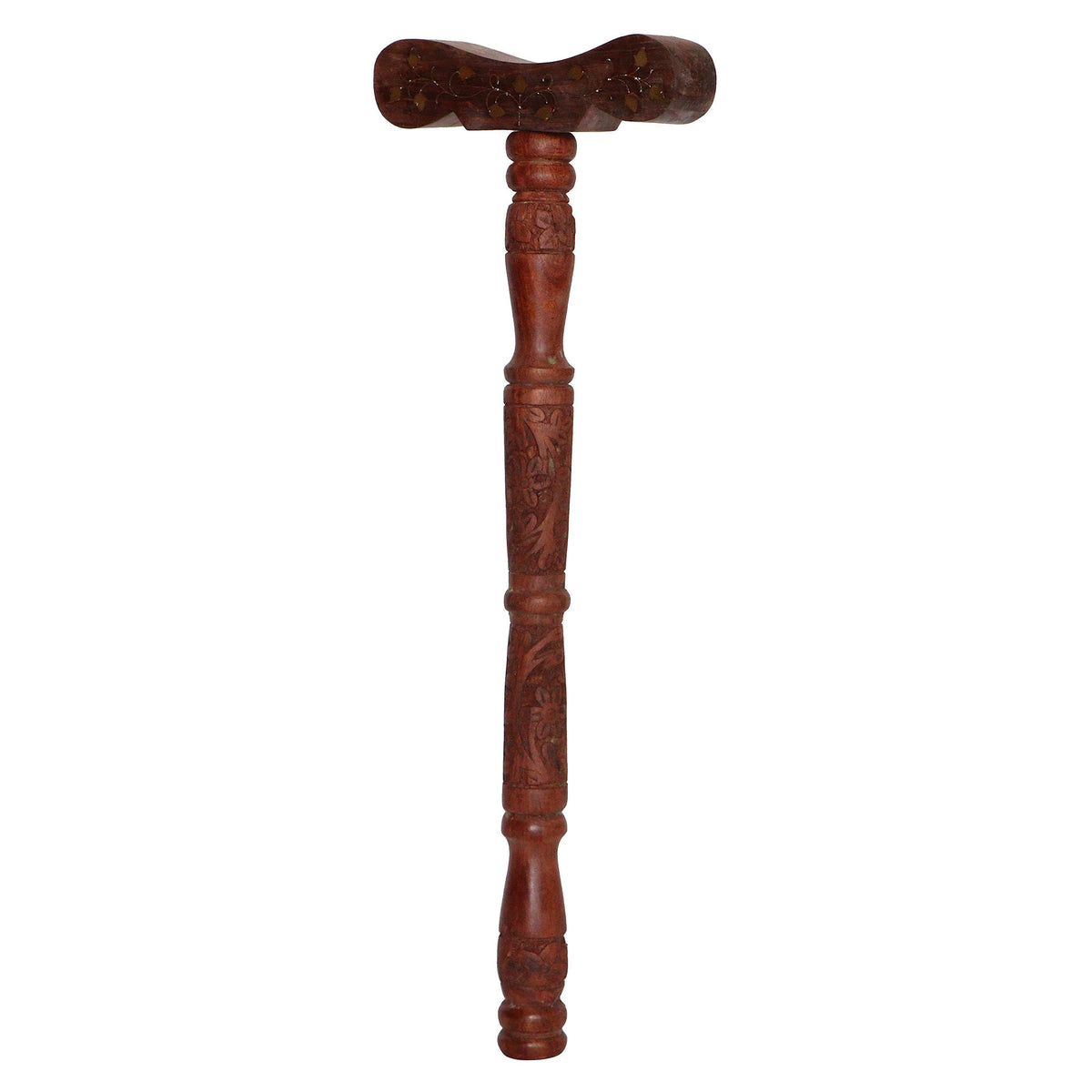 Yoga Danda, Meditation Staff, Meditation Support Staff, Meditation Stick, T shape wooden Meditation Prop, Wood Arm Rest for Meditation, Japa