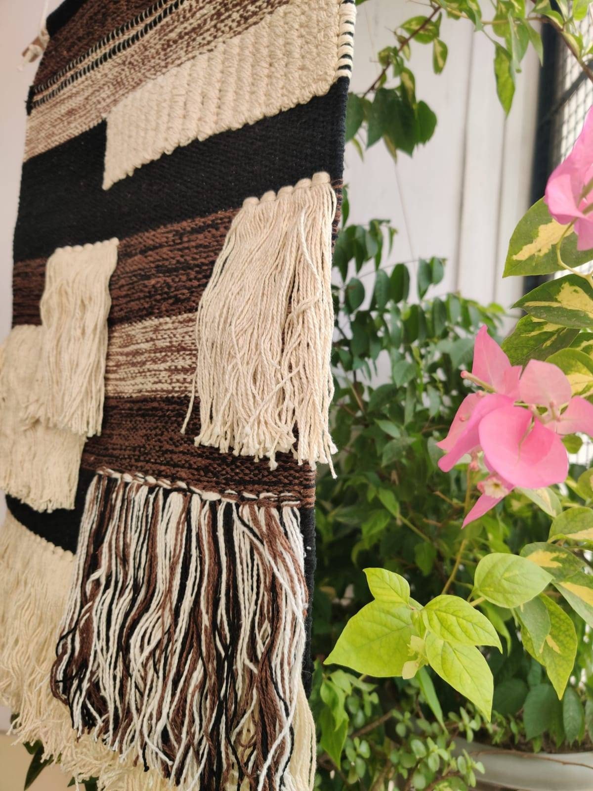 Handmade Rug Wall Handwoven Wall Rug, Wall Tapestry, Wall Hanging, Woven Wall Art for Ho ...