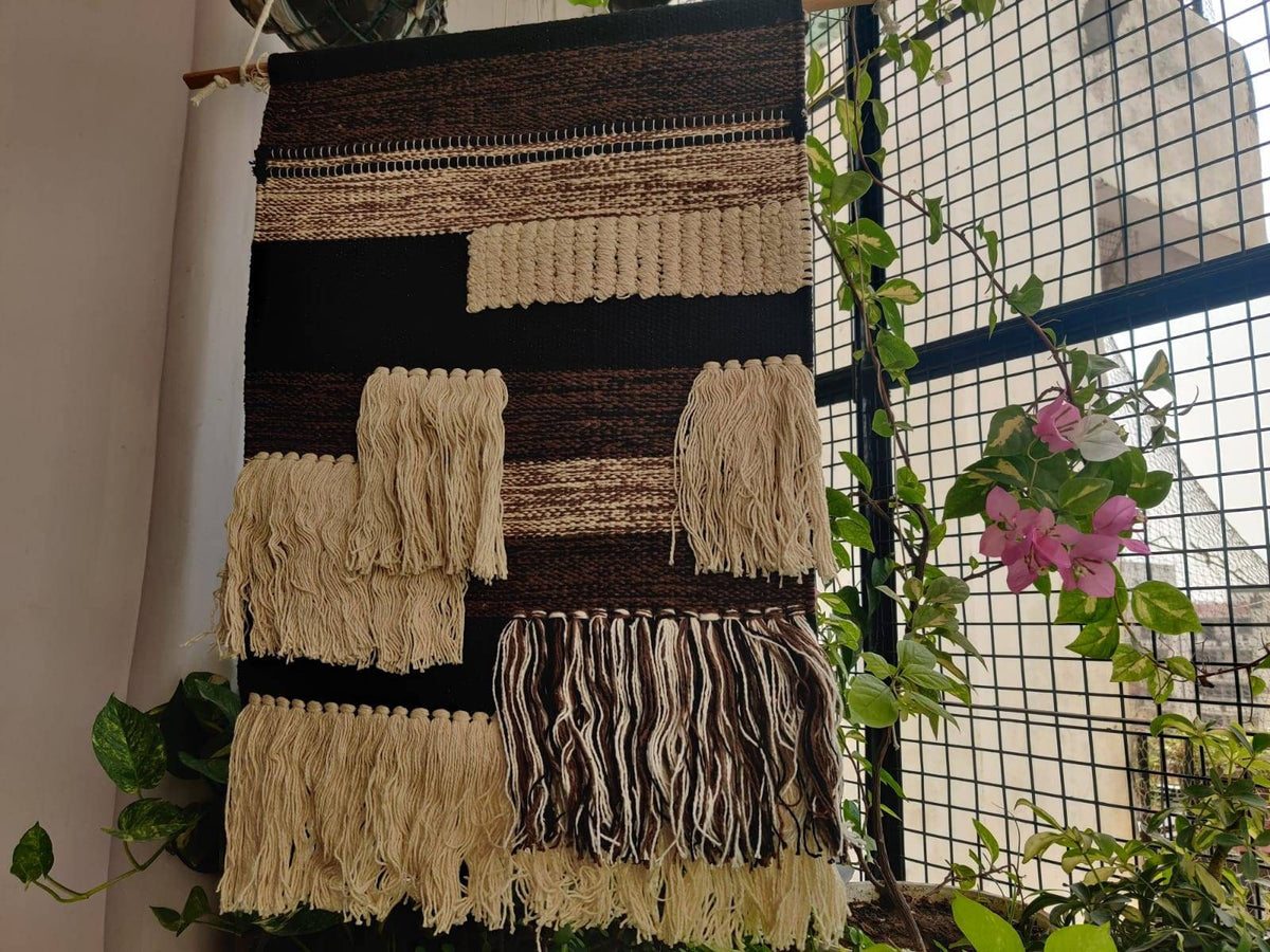 Handmade Rug Wall Handwoven Wall Rug, Wall Tapestry, Wall Hanging, Woven Wall Art for Ho ...