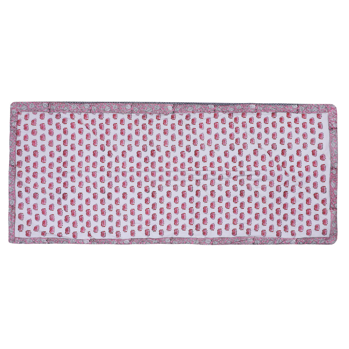 Kids Yoga Mat - Children Yoga Play Mat - Organic Cotton, Natural, Non-toxic, Eco-conscious, Super Soft, Exercise Play Mat - Eli Elephant