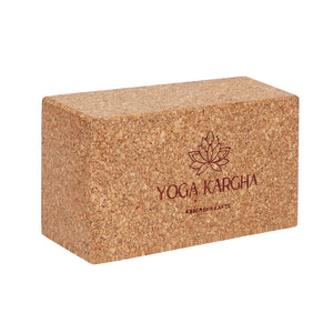 Yoga/Exercise/Fitness Cork Yoga Blocks Set - Made in India by YogaKargha