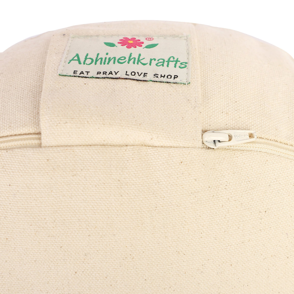 Yoga Meditation Cushion - 16 Inch Extra Large - Istanbul | Handmade Round Zafu Pillow  |Zipped Cover |Washable| Portable - Filling Options