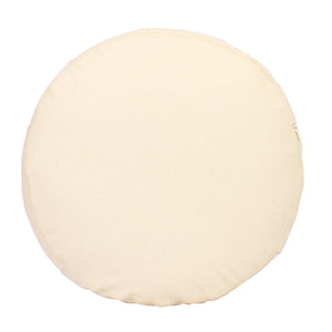 Yoga Meditation Cushion - 16 Inch Extra Large - Seoul  | Handmade Round Zafu Pillow  |Zipped Cover |Washable| Portable - Filling Options