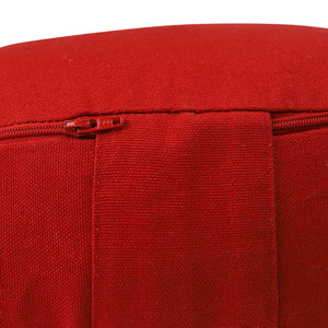 Yoga Meditation Cushion - 16 Inch Extra Large - Seville  | Handmade Round Zafu Pillow  |Zipped Cover |Washable| Portable - Filling Options