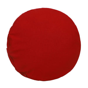 Yoga Meditation Cushion - 16 Inch Extra Large - Rome  | Handmade Round Zafu Pillow  |Zipped Cover |Washable| Portable - Filling Options