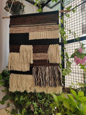Handwoven wall rug