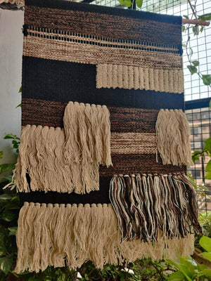 Handwoven wall rug