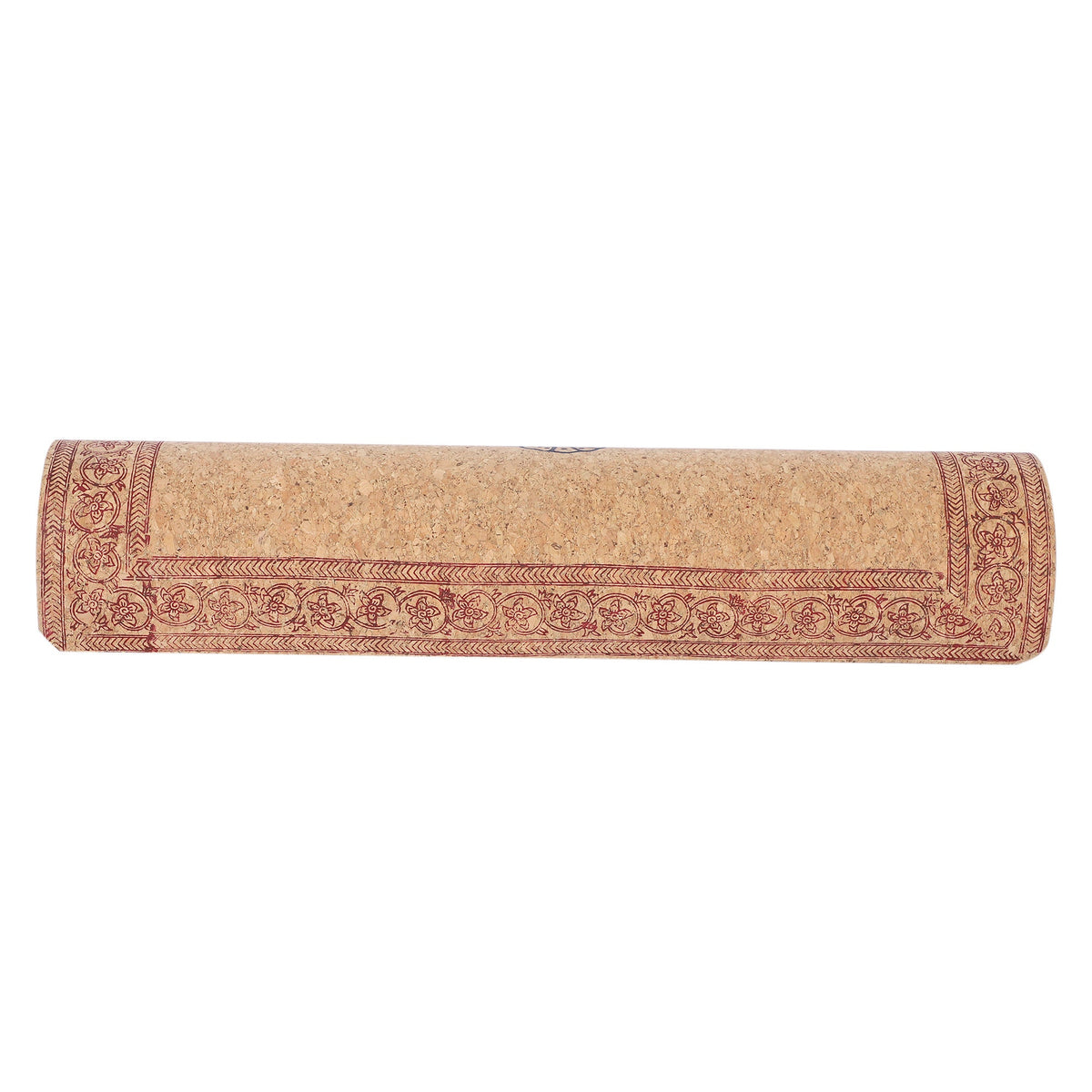 Hand Block Printed Cork Yoga Mat – Garden of Five Senses