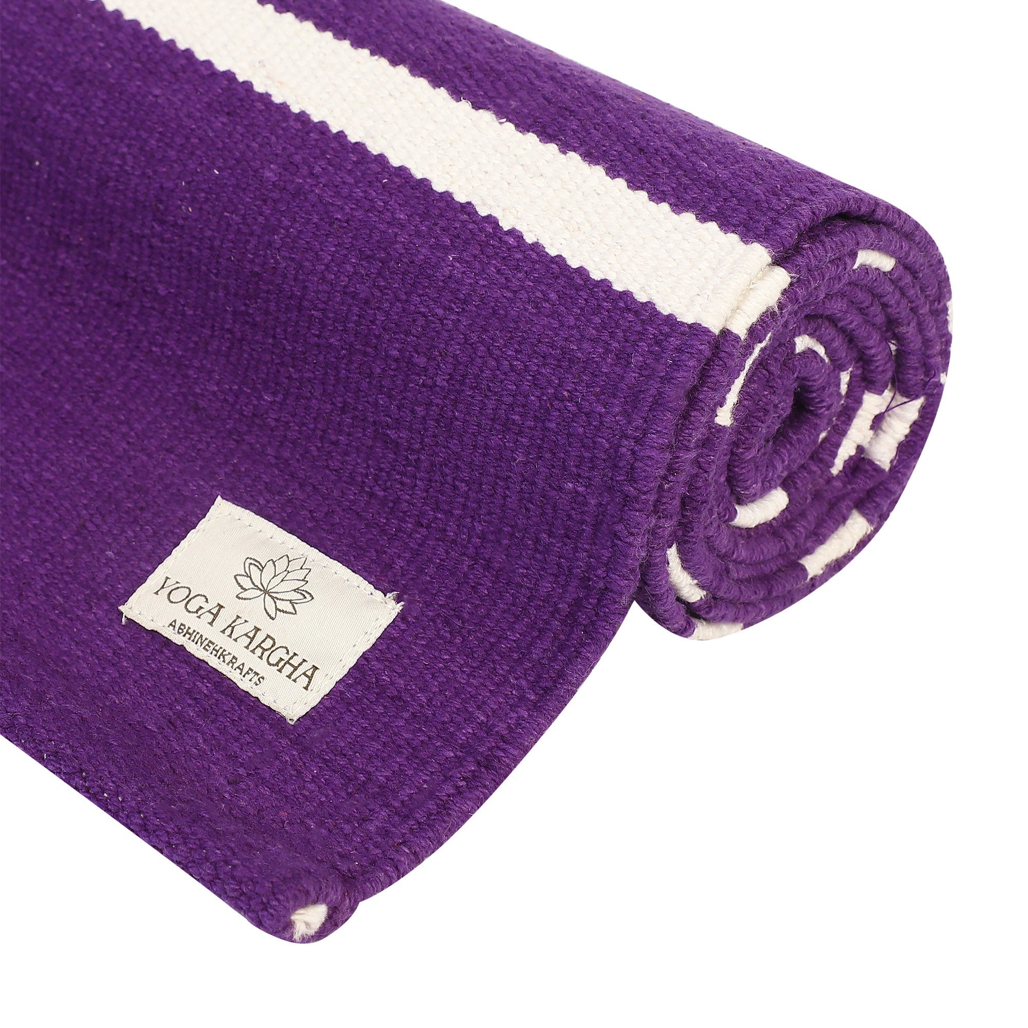 Natural Cotton Yoga Mat Bundle - Set of Two