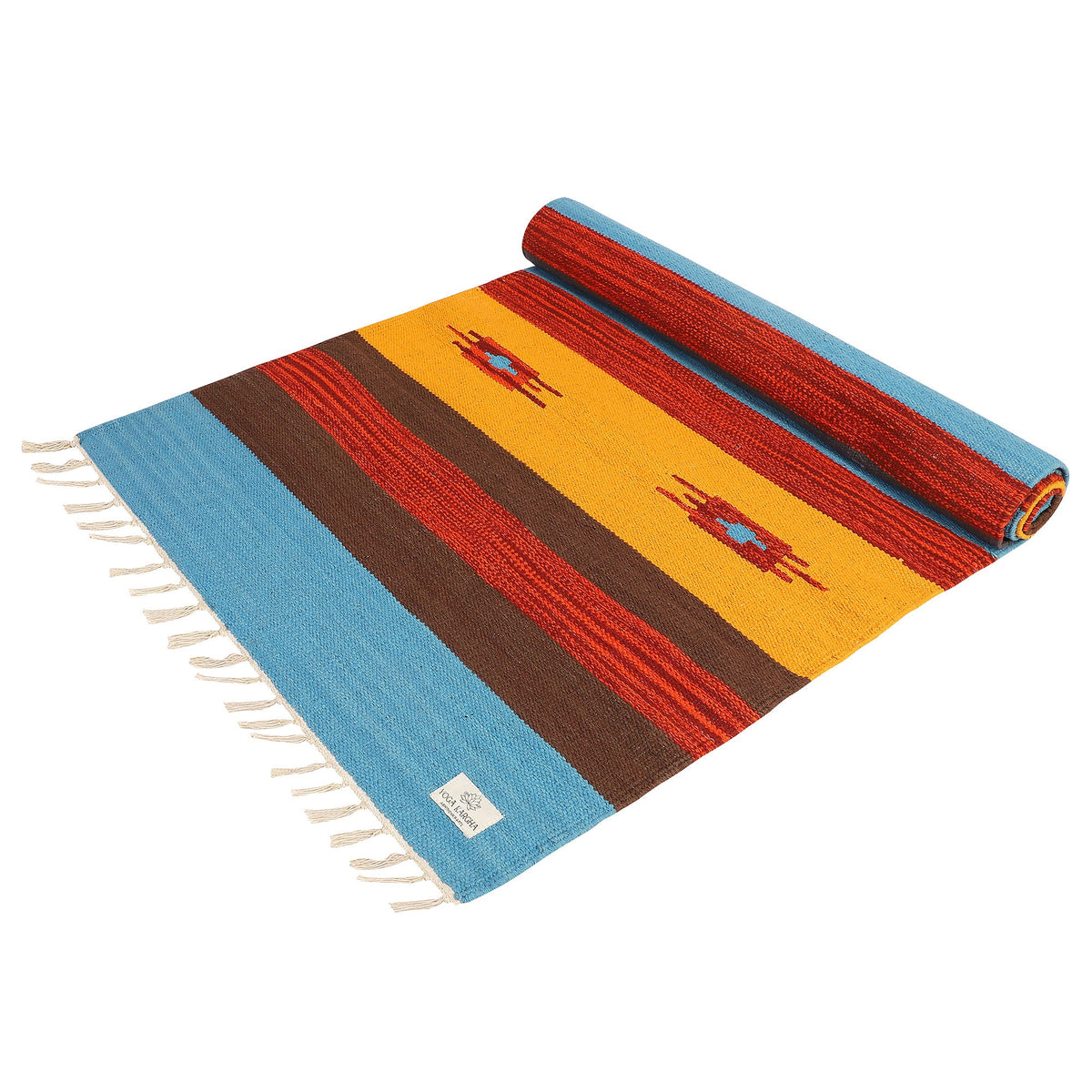 YogaKargha Cotton Handwoven Mat for Yoga and Meditation- Sydney