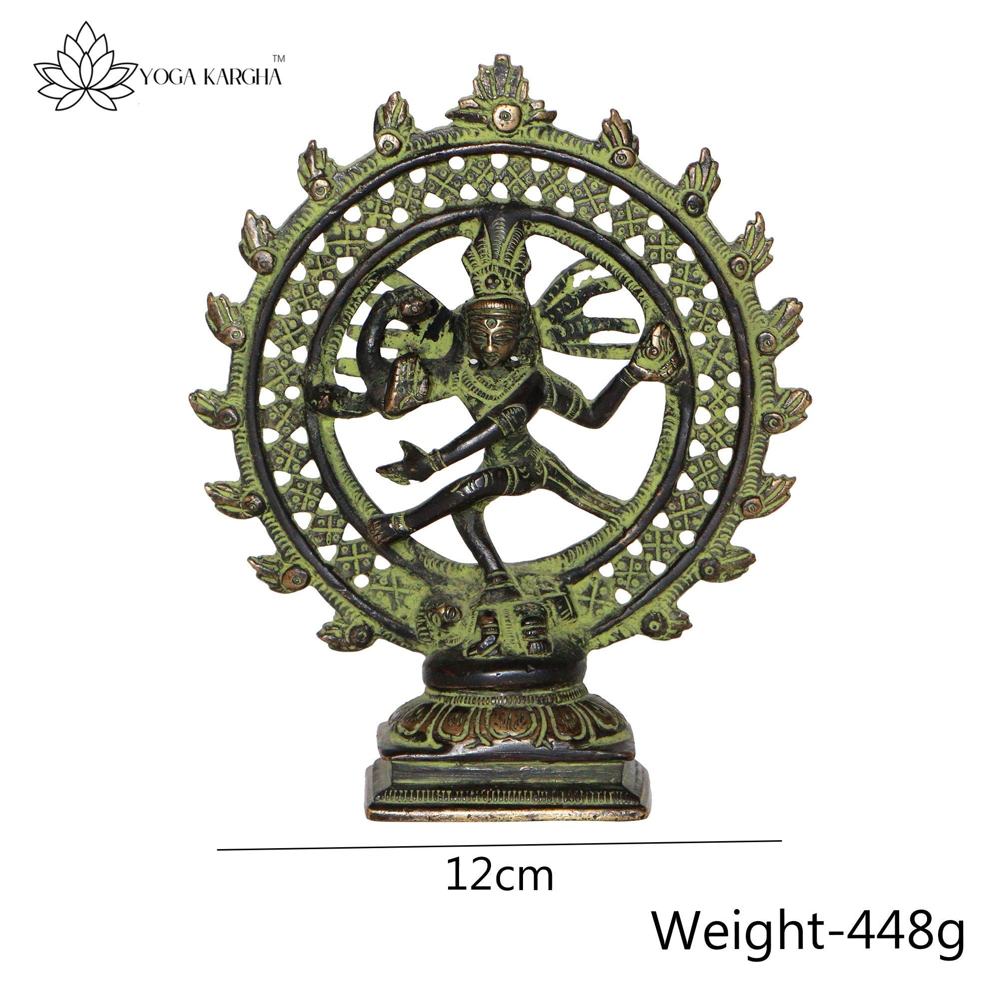 Lord Natraj, Dancing Lord Shiva Statue For Yoga Studio, Home Decor, Pooja, Prayer Altar